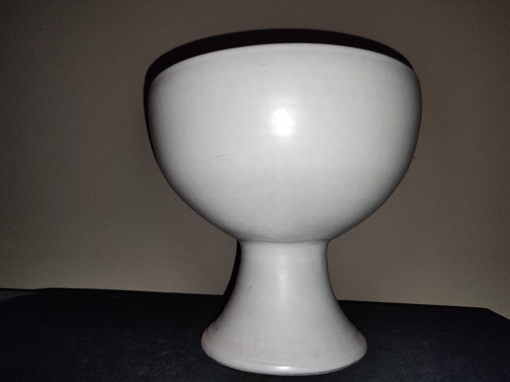 Grote vintage bowl op voet - in de stijl van George Jouve, Antiek en Kunst, Ophalen of Verzenden