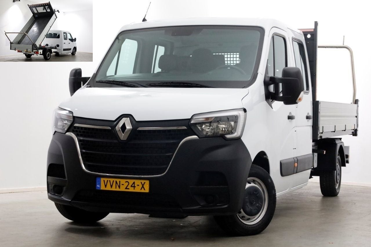 Renault Master T35 2.3 dCi 145pk L3 D.C. Kipper 05-2023, Renault, Wit, Bedrijf, Onderhoudsboekje