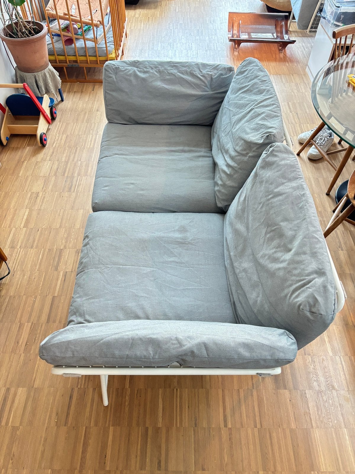 IKEA PS 2017 Loveseat white, gray, Ophalen, Gebruikt