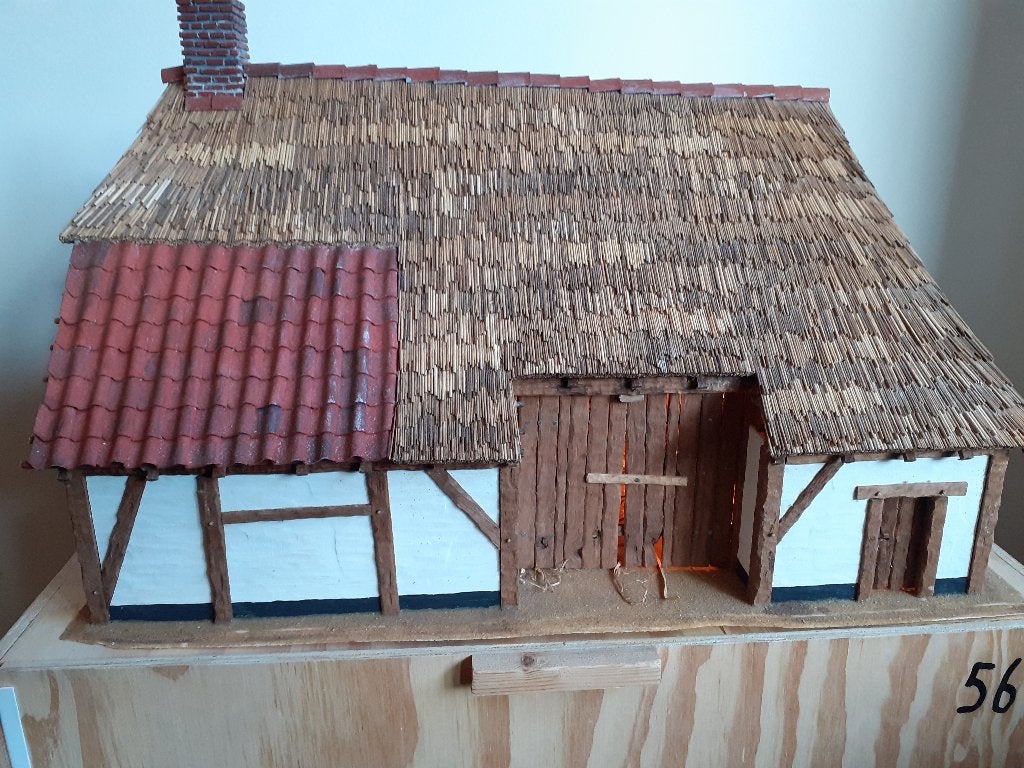 KERSTSTAL, levensecht, v Theo Van Nueten uit Geel Pr: € 125, Ophalen, Gebruikt, Overige typen, Christendom | Katholiek
