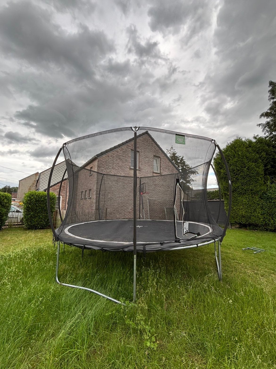 Grand trampoline, Kinderen en Baby's, Speelgoed | Buiten | Trampolines, Ophalen, Zo goed als nieuw