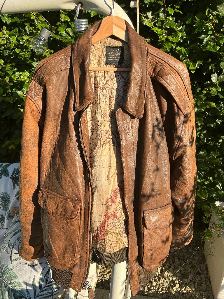 Blouson aviateur AVIREX originale USA vintage, Enlèvement ou Envoi