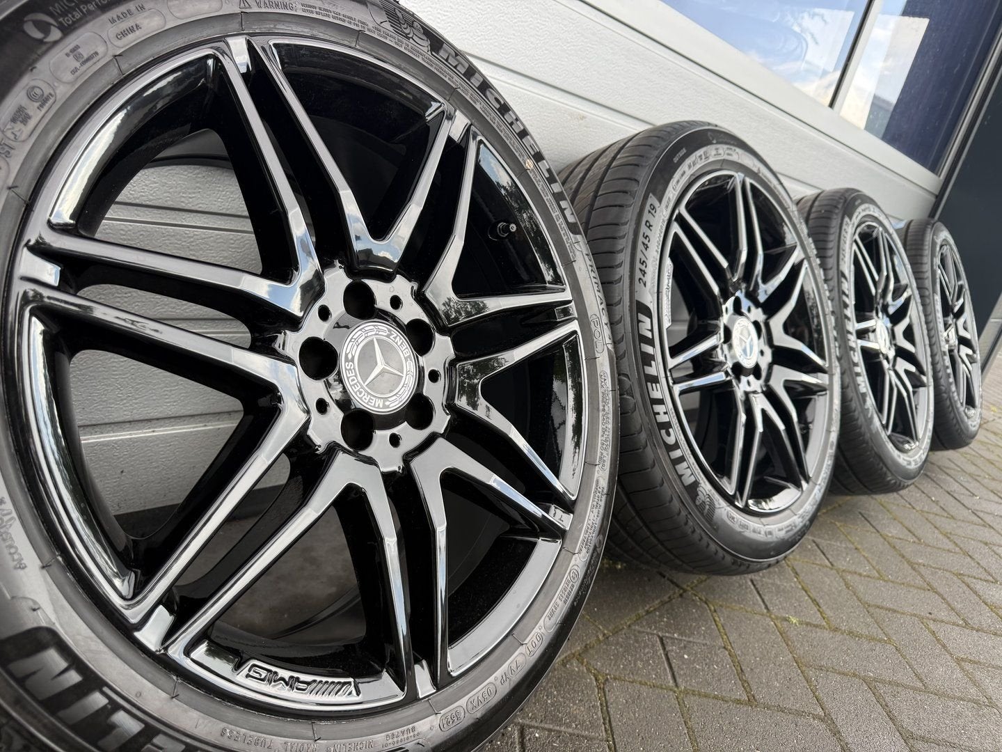 19 inch AMG Mercedes C E klasse W212 C207 A207 velgen banden, Autos : Pièces & Accessoires, Pneus & Jantes, Pneus et Jantes, Véhicule de tourisme