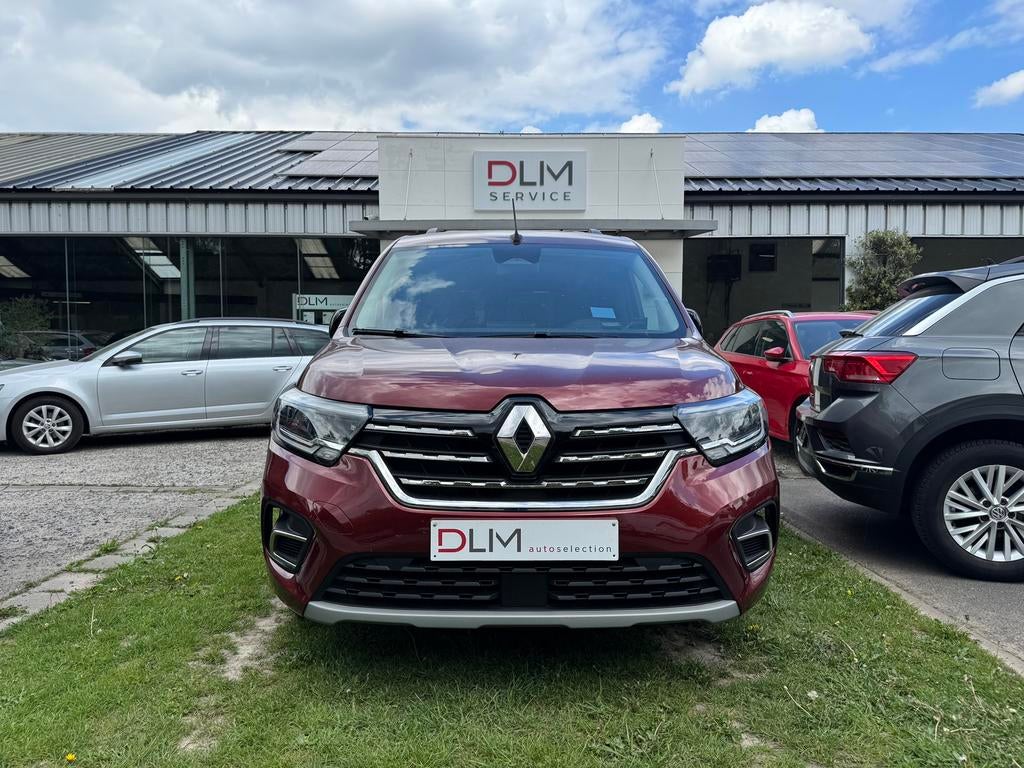 Renault Kangoo Techno 1.3 Tce boite auto 5 places attelage, Autos, Rouge, 1332 cm³, Achat, 6 portes