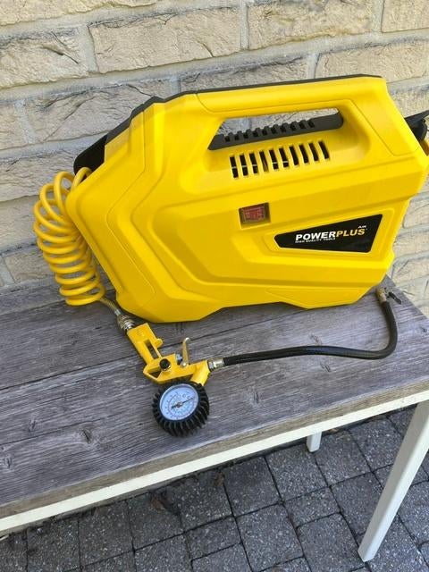 powerplus compressor, Ophalen, Nieuw, Minder dan 200 liter/min, Olievrij