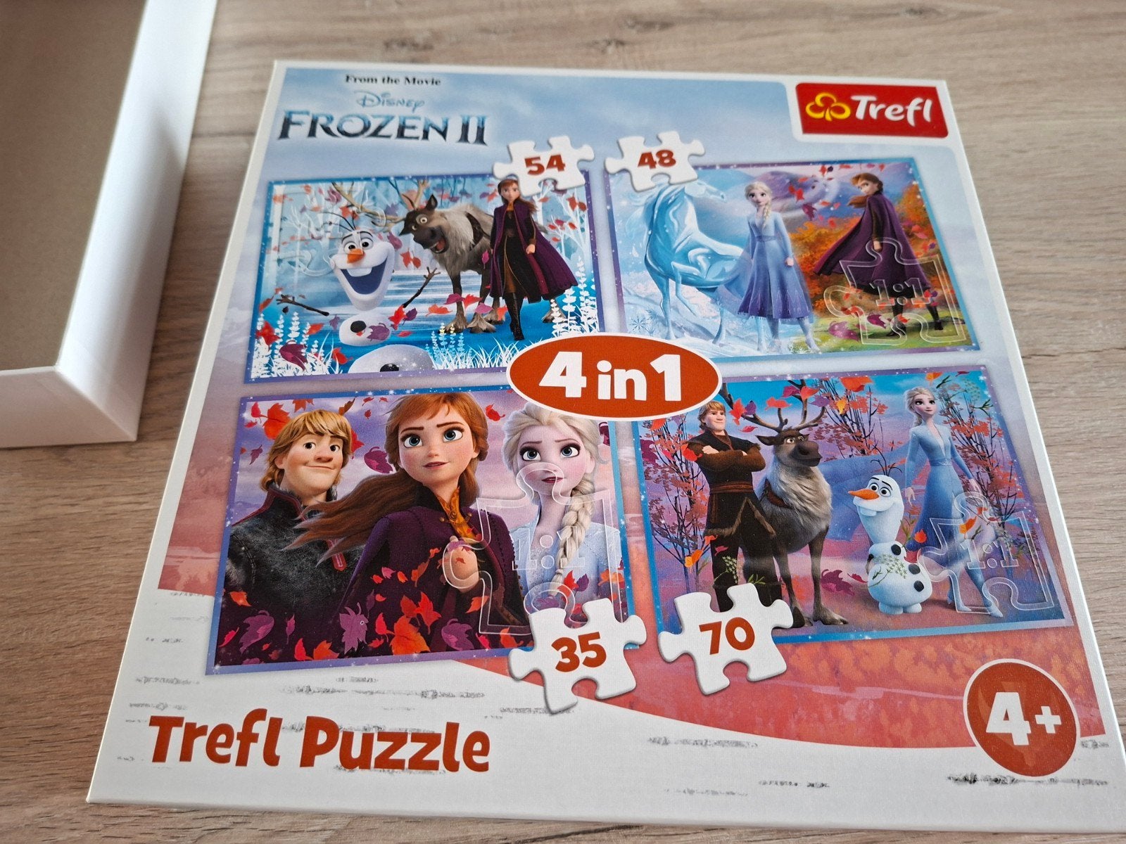 4 in 1 puzzel 4+, Ophalen, Zo goed als nieuw
