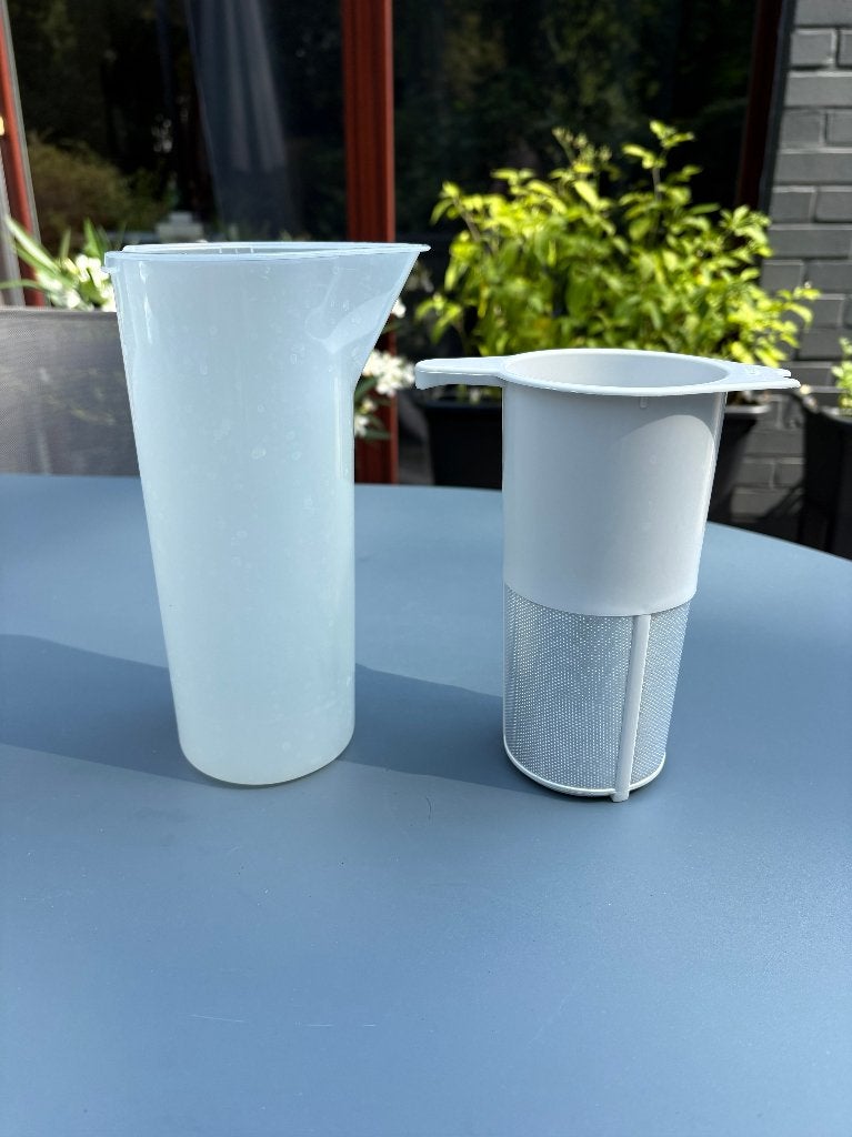Vintage Mepal Koelkastkan met Uitneembaar Infuseur / Filter, Ophalen of Verzenden, Zo goed als nieuw