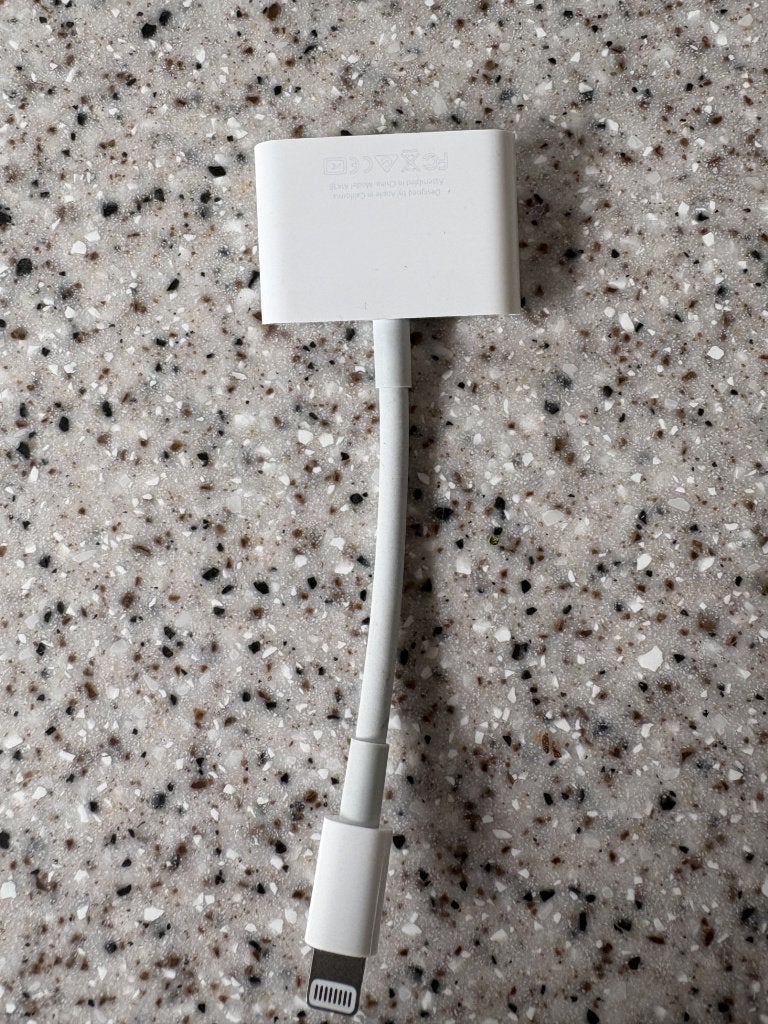 Lightning to HDMI kabel, Ophalen of Verzenden, Zo goed als nieuw, Snoer of kabel, Apple iPhone