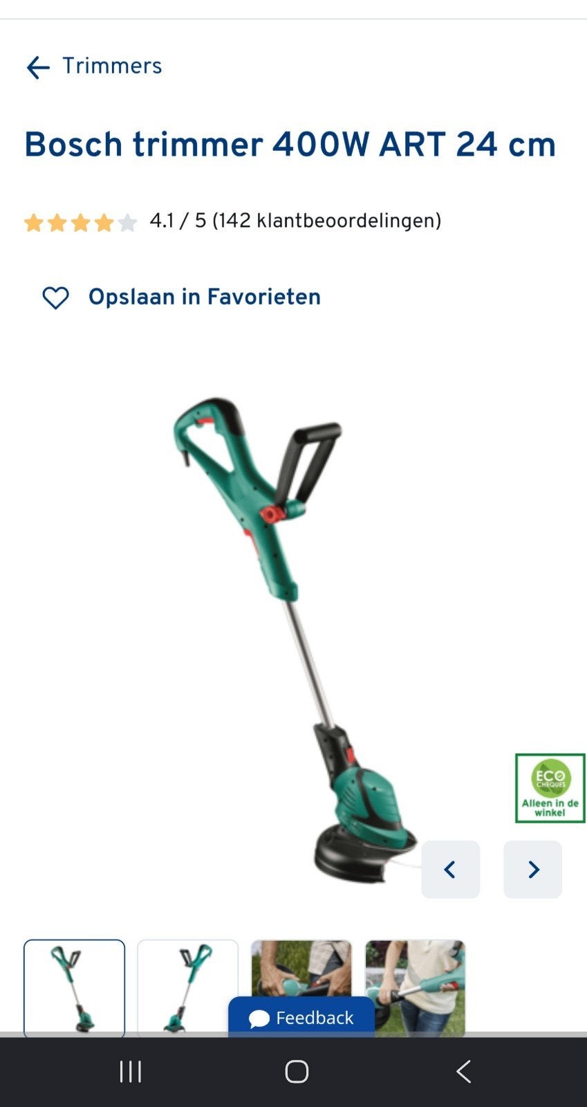 Bosch trimmer kanten maaier wegens verhuis naar appartement, Tuin en Terras, Grastrimmers, Ophalen