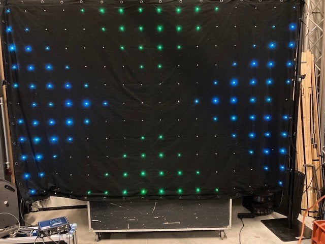 Animatie led doek, Muziek en Instrumenten, Licht en Laser, Ophalen, Zo goed als nieuw