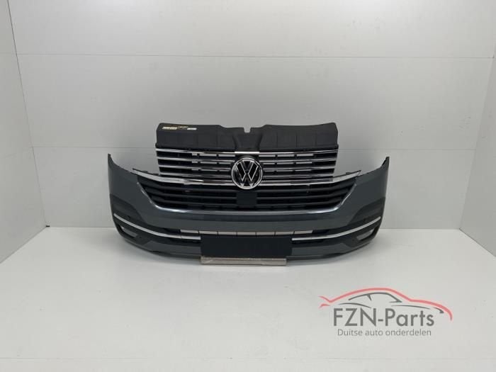 VW Transporter T6.1 Voorbumper Grille Mistlampen 6PDC LR7H, Ophalen of Verzenden, Gebruikt, Voor, Bumper