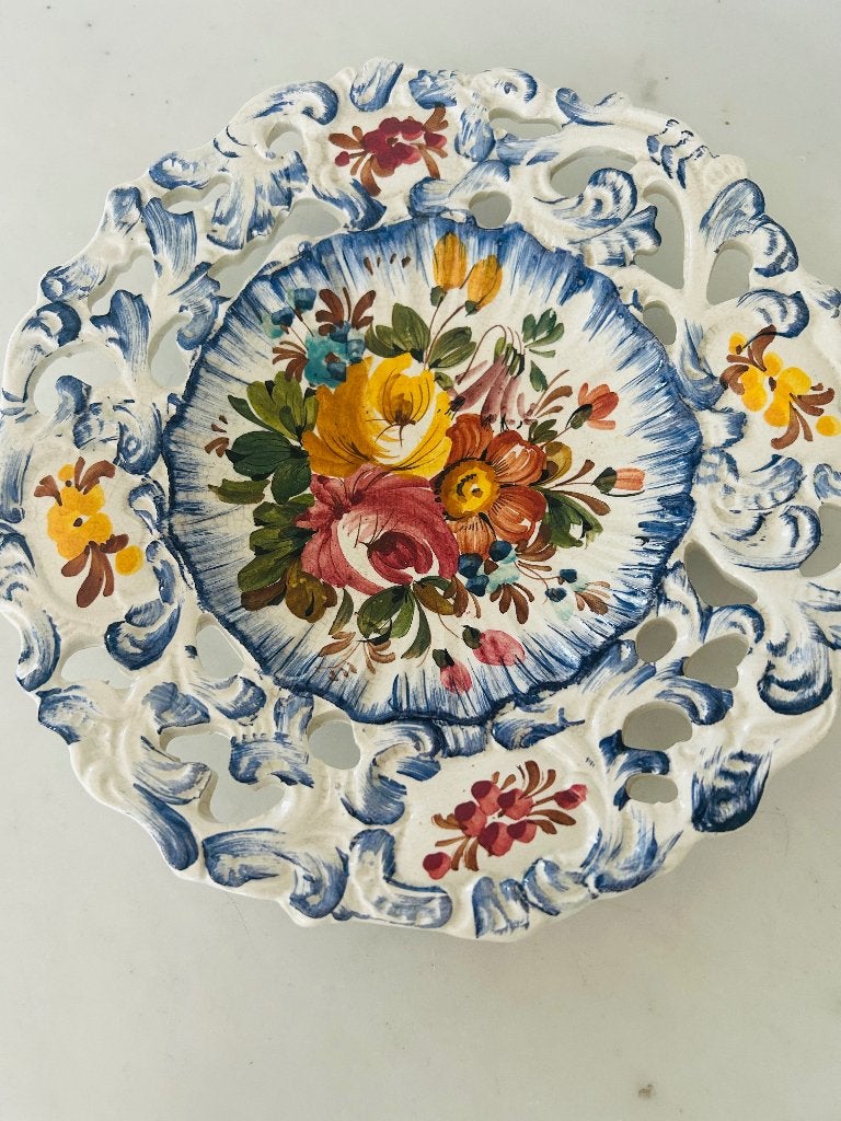 Decoratief porseleinen bord Italie, Antiek en Kunst, Ophalen