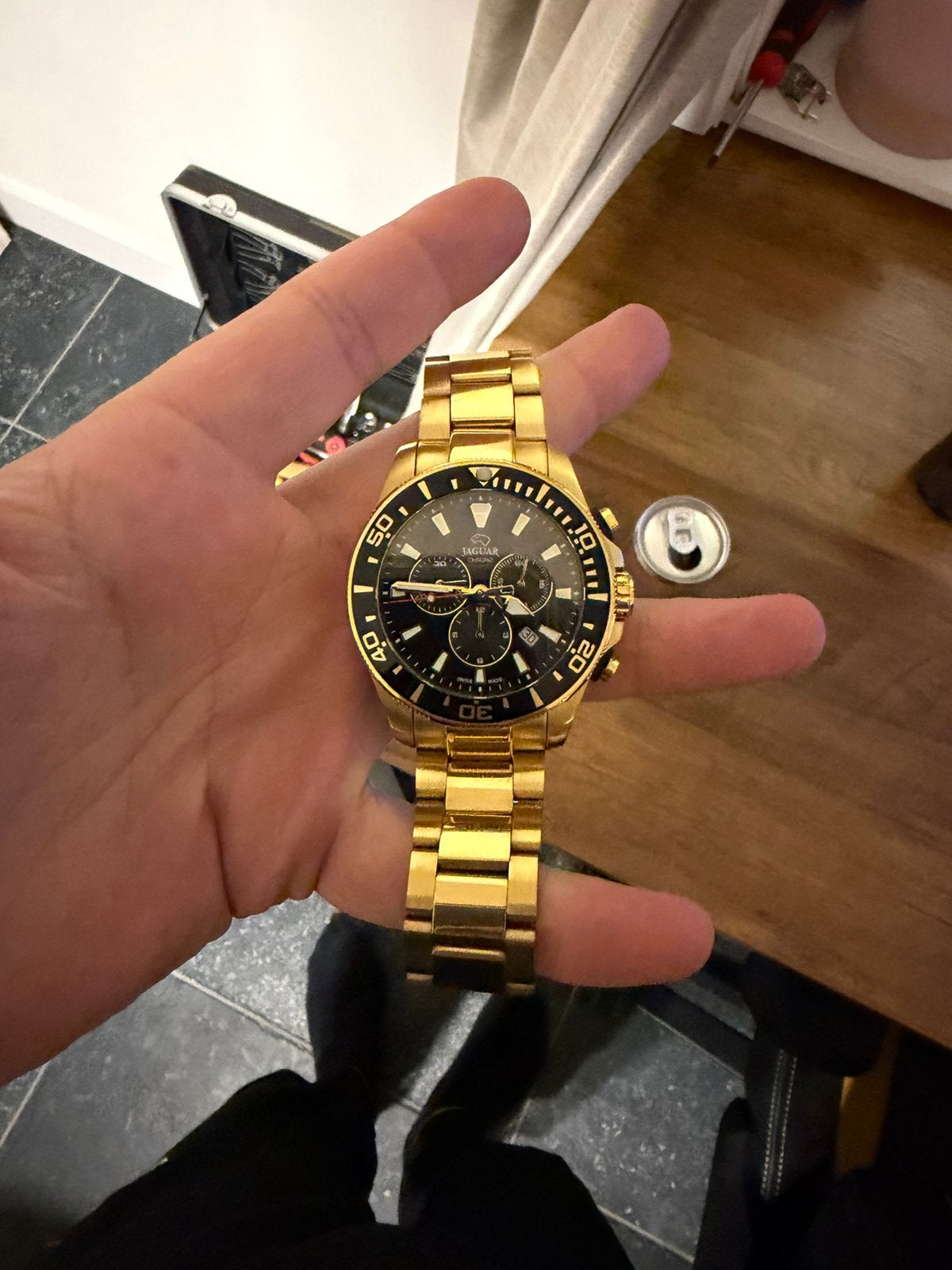 jaguar limited edition horloge, Handtassen en Accessoires, Horloges | Heren, Ophalen, Zo goed als nieuw