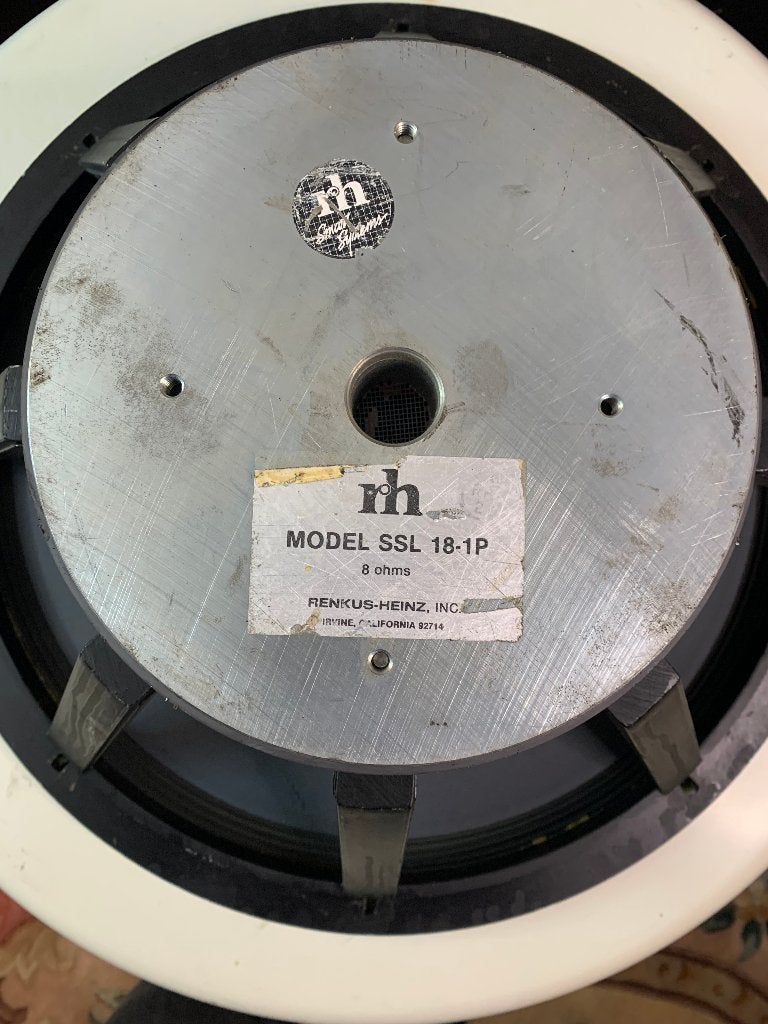 Renkus Heinz 18-inch Woofer, Ophalen, Subwoofer