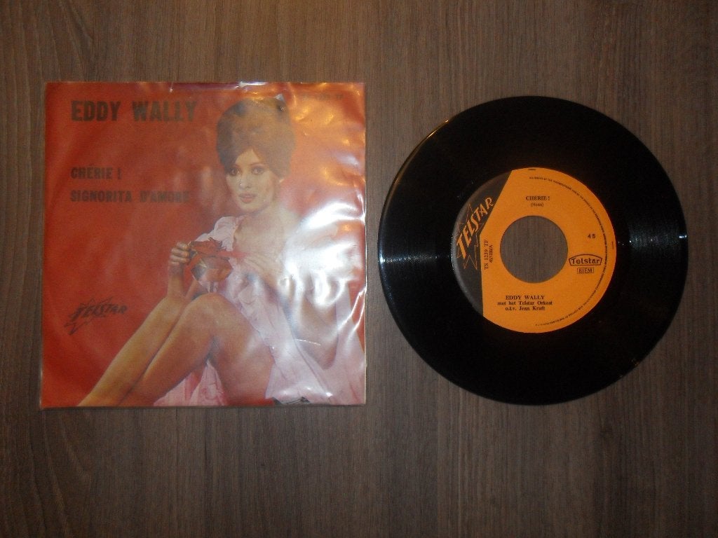 Eddy Wally - Cherie, Cd's en Dvd's, Vinyl | Nederlandstalig, Ophalen of Verzenden, Gebruikt, 7 inch, Levenslied of Smartlap