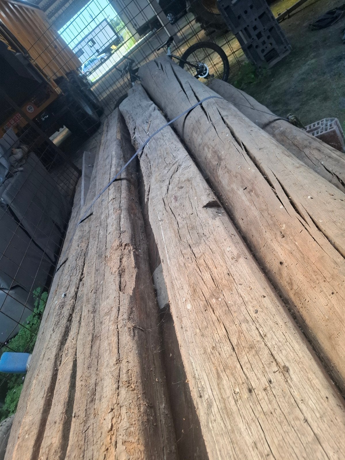 Poutre en chêne, Jardin & Terrasse, Enlèvement