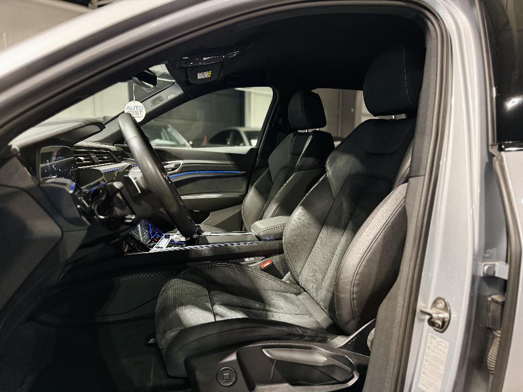 Audi E-Tron 50 Quattro S-Line Florett Silver - Garantie, Autos, Entreprise, Garantie prolongée, Entretenue par le concessionnaire