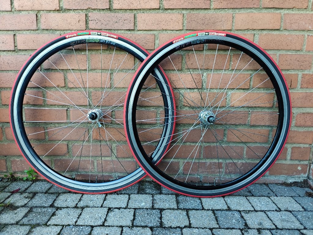 Vintage Campagnolo Daytona low flange hubset wheelset Rigida, Ophalen of Verzenden, Gebruikt, Overige typen