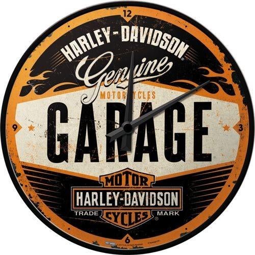 Horloge murale Harley Davidson Genuine Garage, Enlèvement ou Envoi, Neuf, Autres types