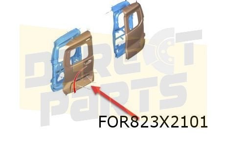 Ford Transit Courier (1/24-) achterklep Links Origineel! 266, Neuf, Arrière, -, -