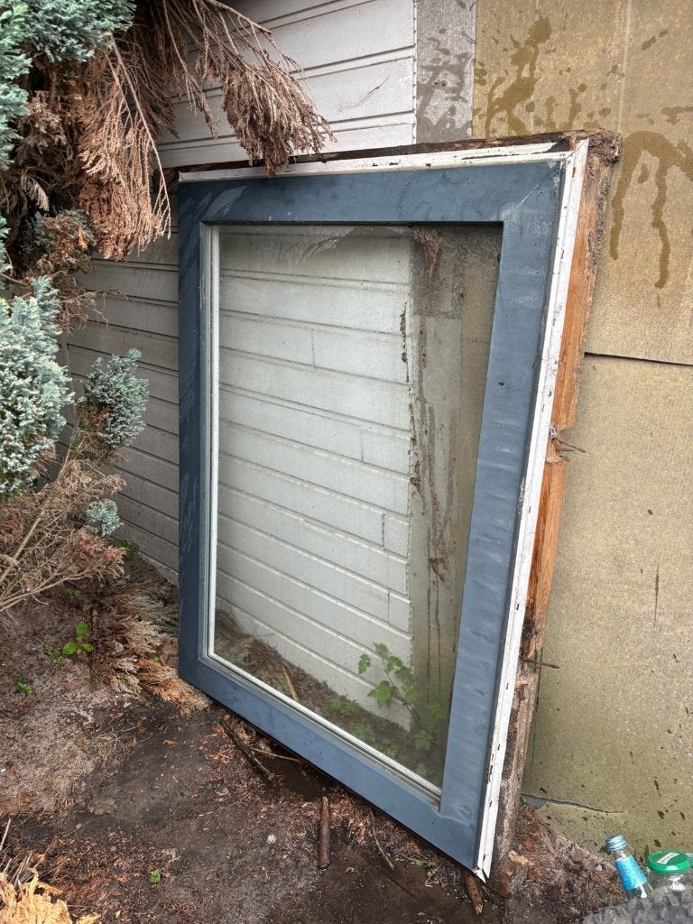 PVC raam dubbelglas, Doe-het-zelf en Bouw, Ophalen, Dubbelglas