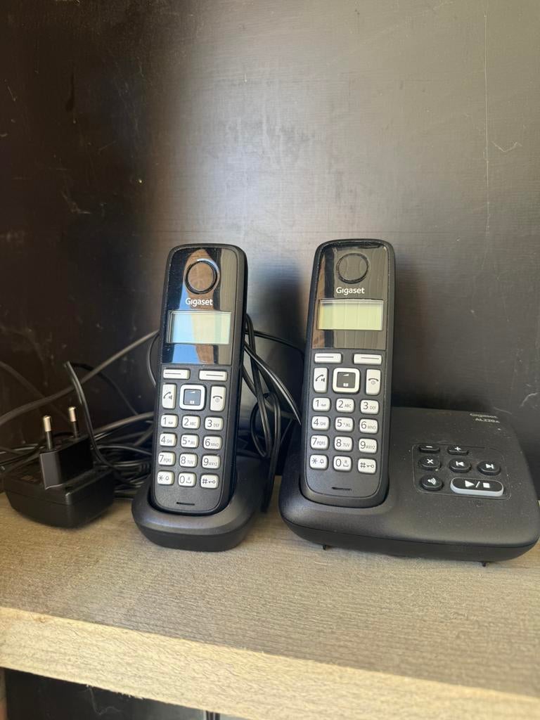 Dubbele vaste telefoon Gigaset AL220A in zeer goede staat, Ophalen, Zo goed als nieuw, 2 handsets