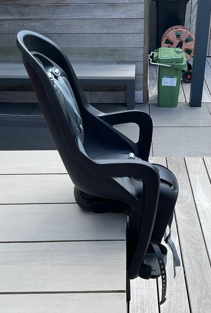 Kinderstoel voor fiets, Fietsen en Brommers, Fietsaccessoires | Fietsstoeltjes, Ophalen, 9 t/m 18 kg, Polisportcycle, Achterzitje