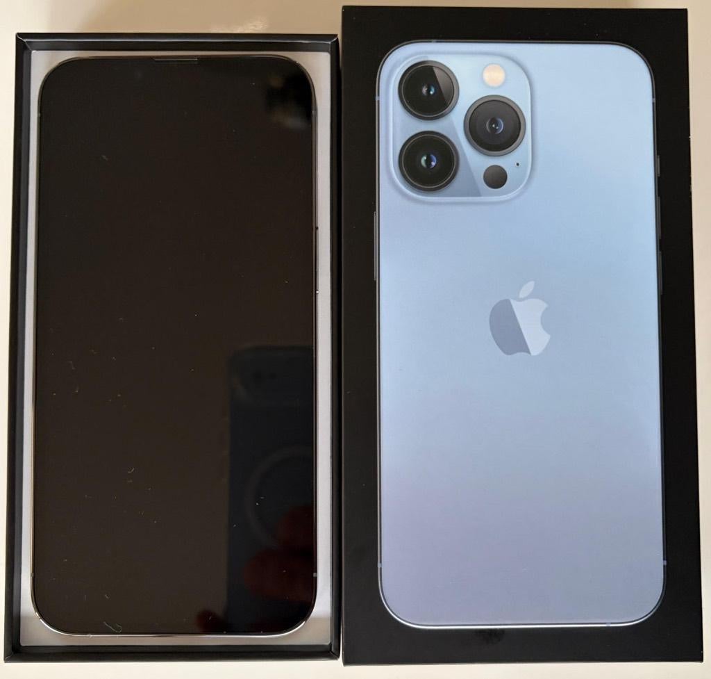 iPhone 13 Pro 128 GB Blue, 128 GB, Blauw, Ophalen of Verzenden, Zo goed als nieuw