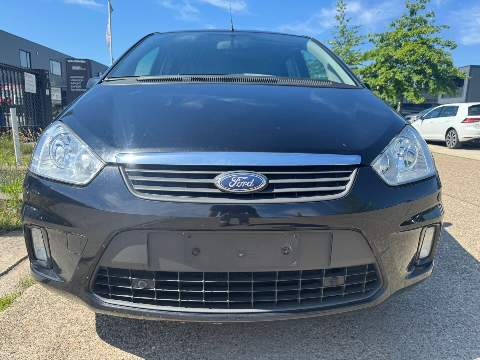 Ford Focus C-Max 1.6 Benzine Airco Gekeurd vvk, Auto's, Ford, 1596 cc, 4 cilinders, Zwart, Bedrijf