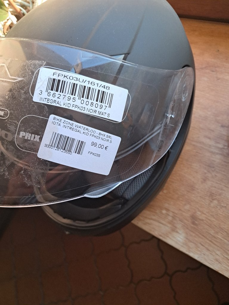 Casque intégral moto IOTA taille enfant S, Casque intégral, Enlèvement, Neuf, sans ticket, L