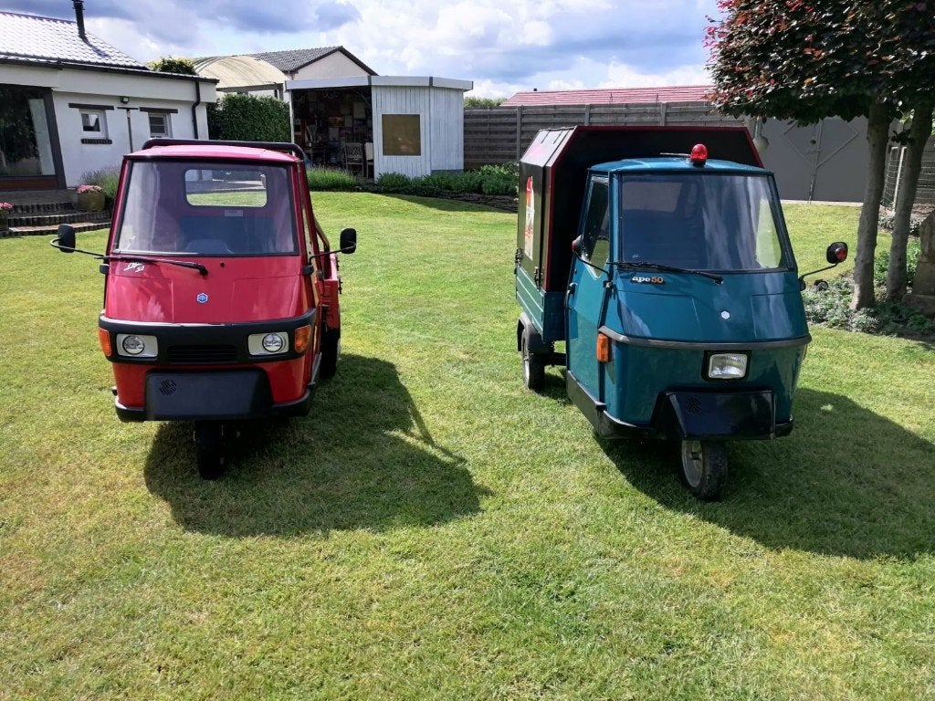 Vespa piaggio ape, Fietsen en Brommers, Scooters | Piaggio, Ophalen, Zo goed als nieuw, Tweetakt, Overige modellen