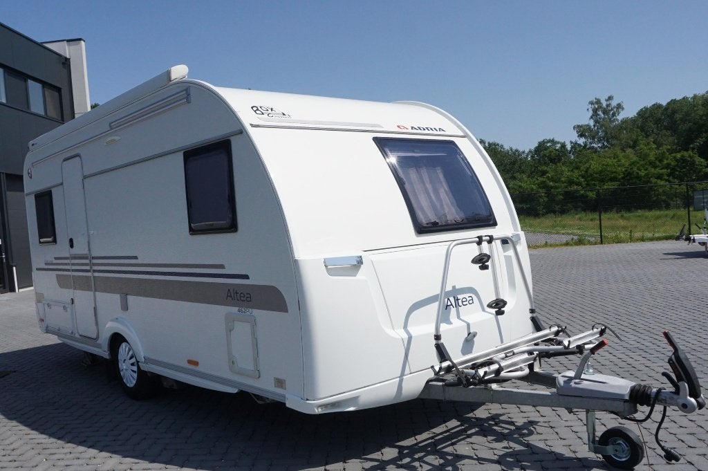 Nette 4pers.Adria met mover, dakluifel, fietsrek, rondzit, f, Mover, Rondzit, Frans bed, Bedrijf