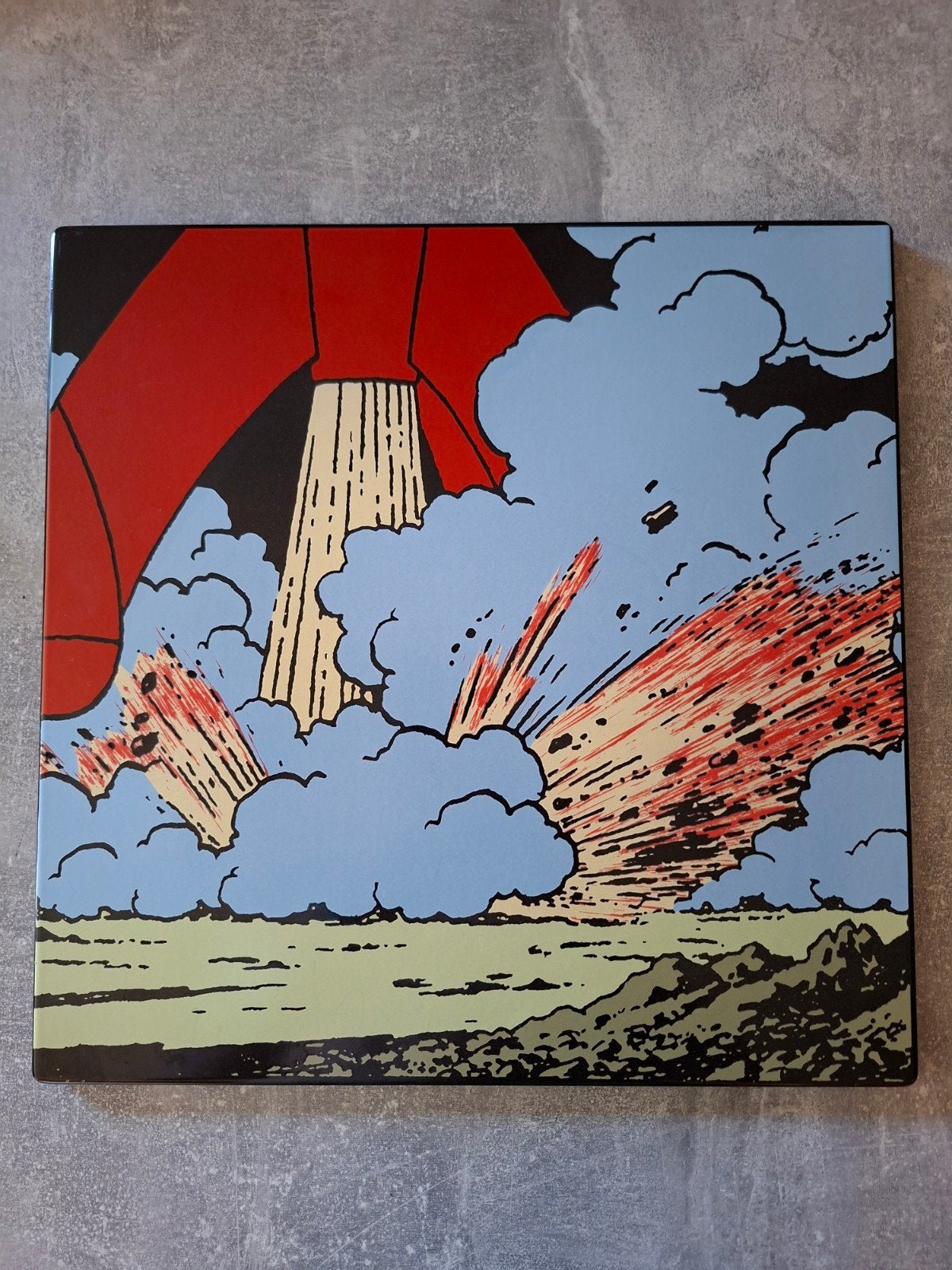 Plaque émaillée Tintin.  Émaillerie Belge, Verzamelen, Stripfiguren