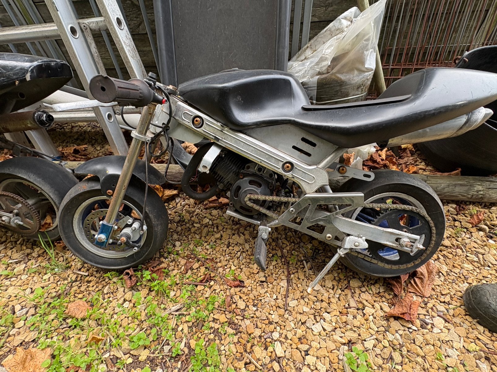 2 x pocketbike, Ophalen, Gebruikt, Pitbike, 50 cc
