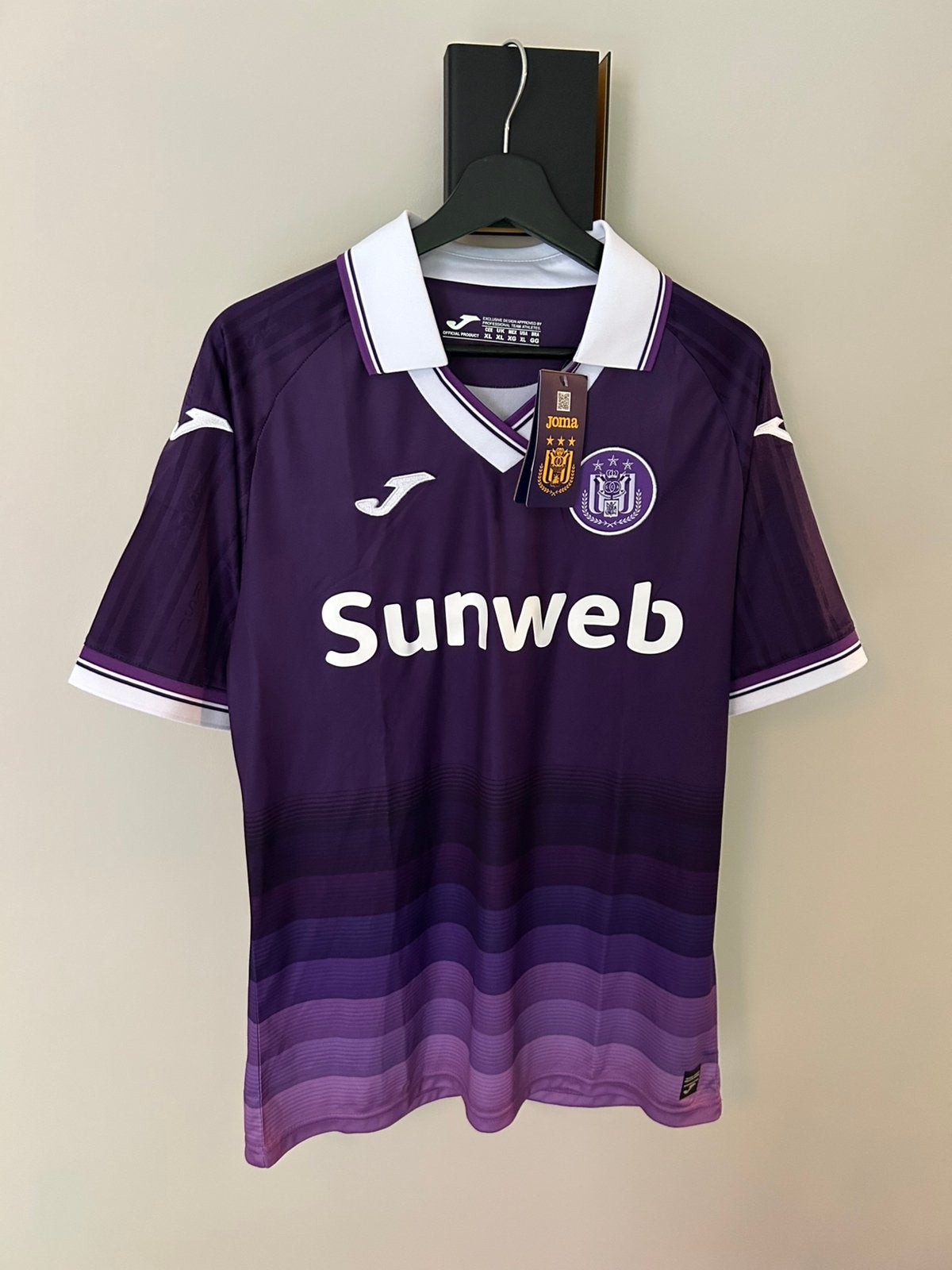 RSC Anderlecht Maillot Domicile 2025/2026, Sports & Fitness, Taille XL, Enlèvement ou Envoi, Neuf, Maillot