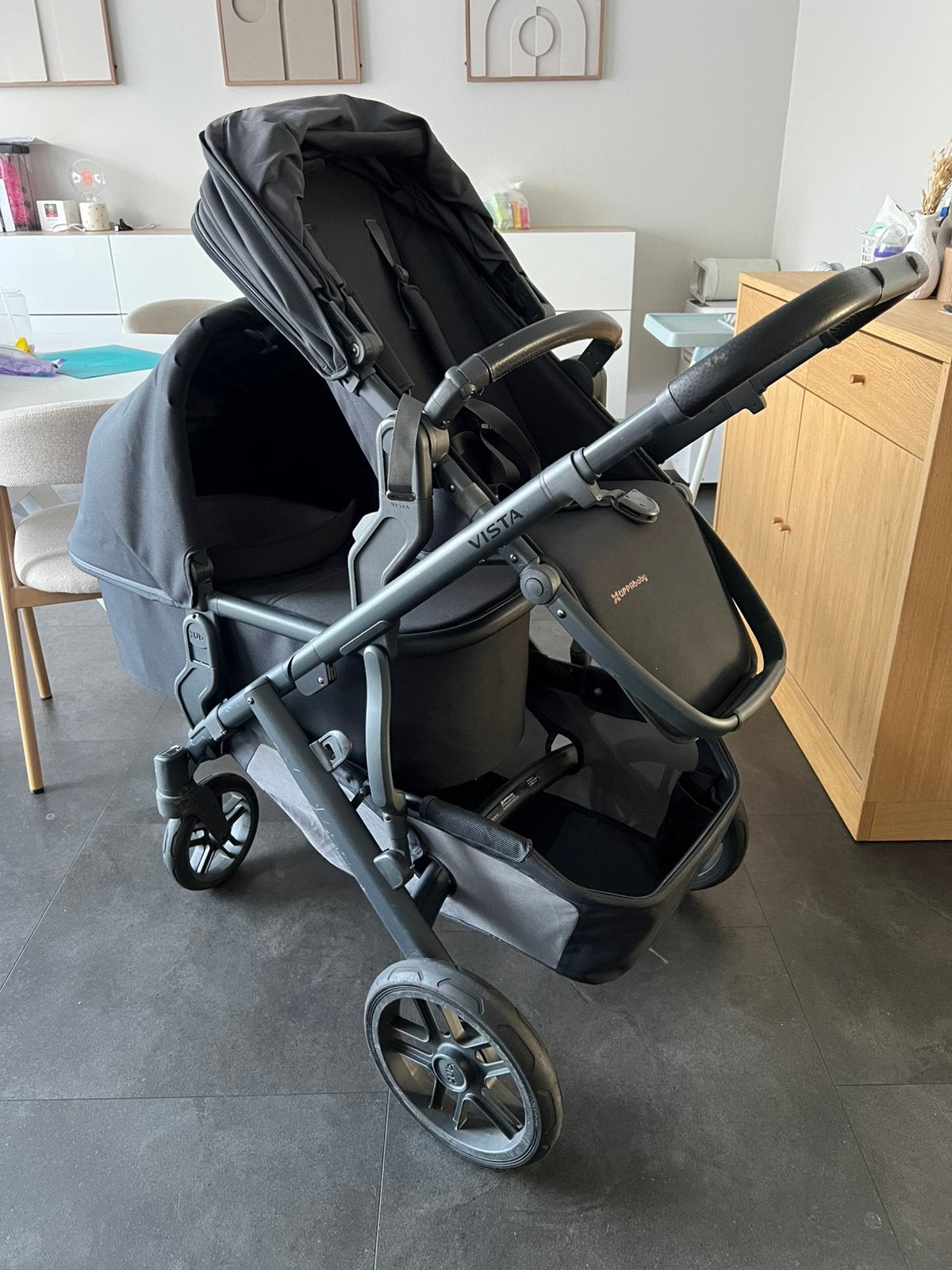 Volledige Uppababy Vista V2 (duo), Kinderen en Baby's, Kinderwagens en Combinaties, Gebruikt, Kinderwagen, Ophalen