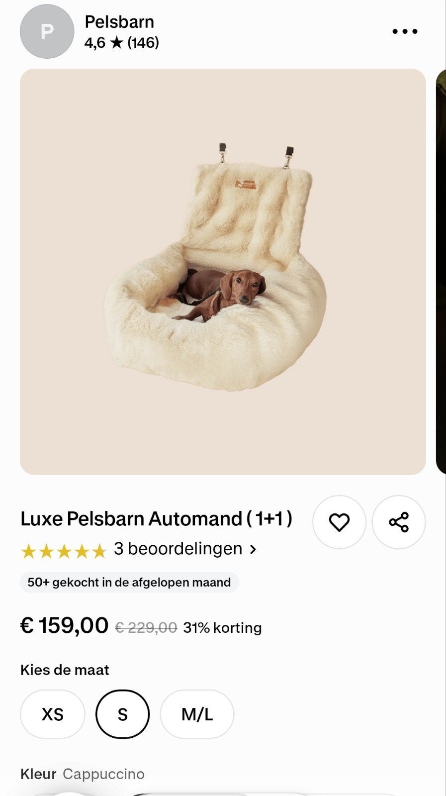 Luxe Pelsbarn automand, Enlèvement