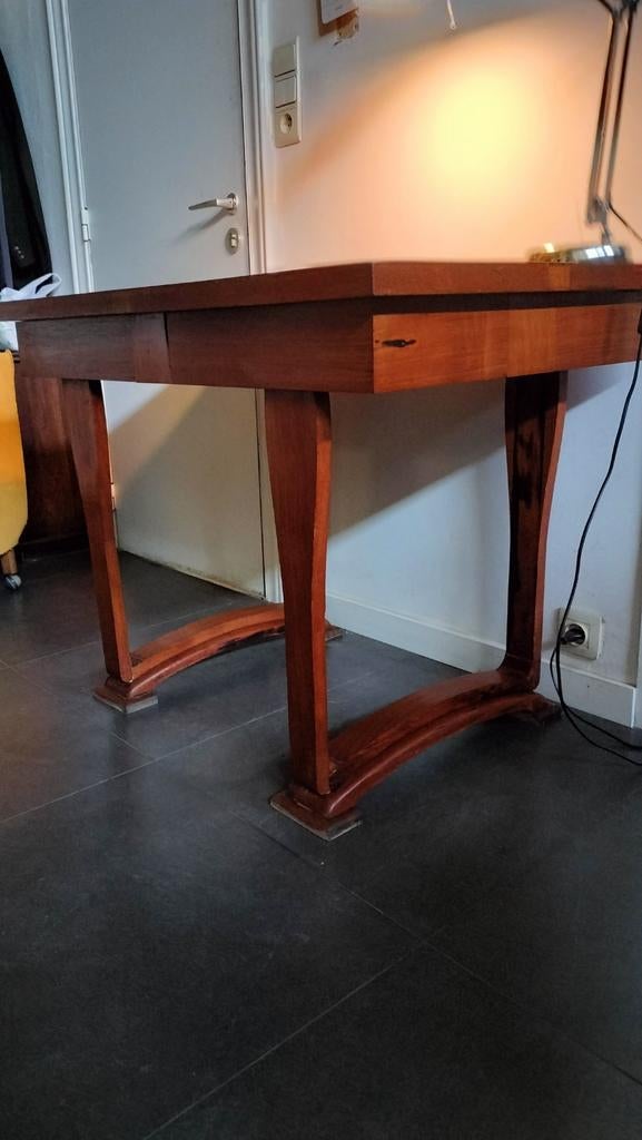 Art-deco bureau tafel met stoel., Ophalen