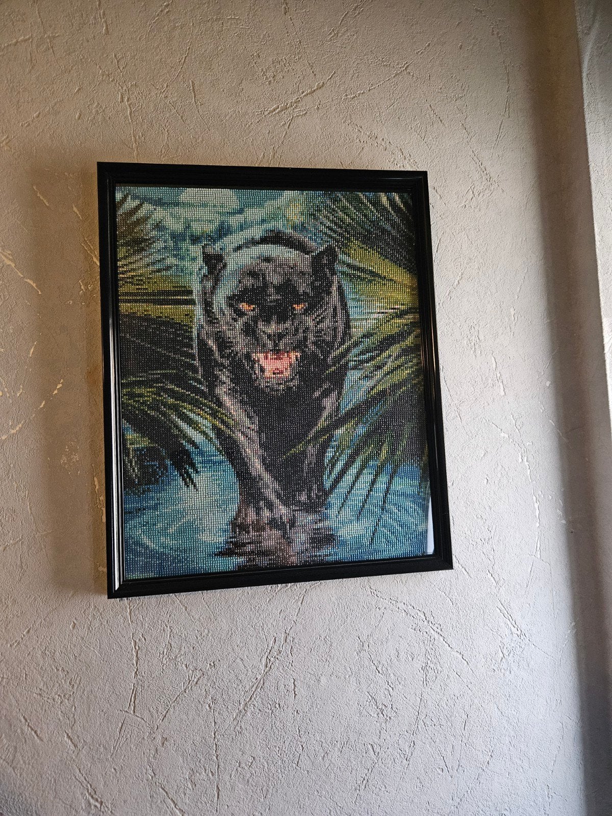 belle peinture au diamant, pierres carrées de 40 x 50 cm, Enlèvement, Neuf