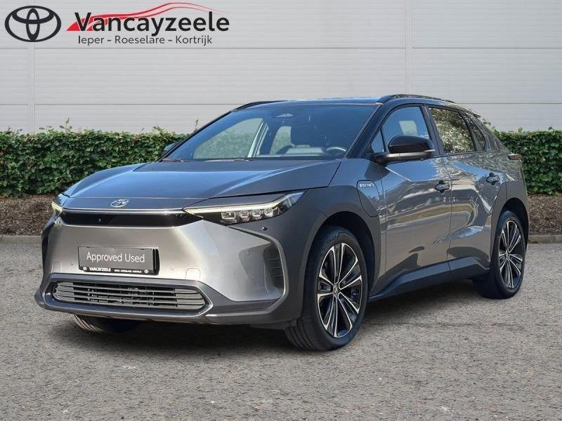Toyota bZ4X Style+Stylepack+360cam+gps+sens V+A, Autos, Toyota, Argent ou Gris, Achat, Euro 6, Noir