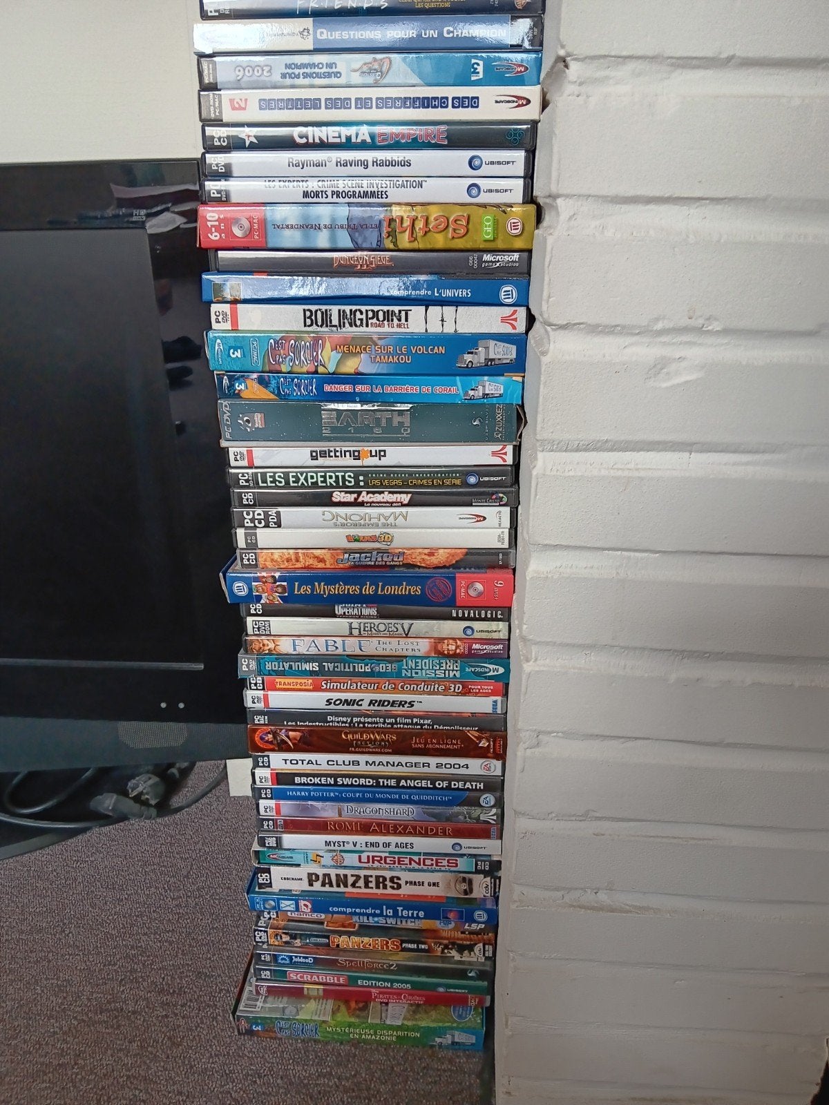 lot jeux pc, Enlèvement