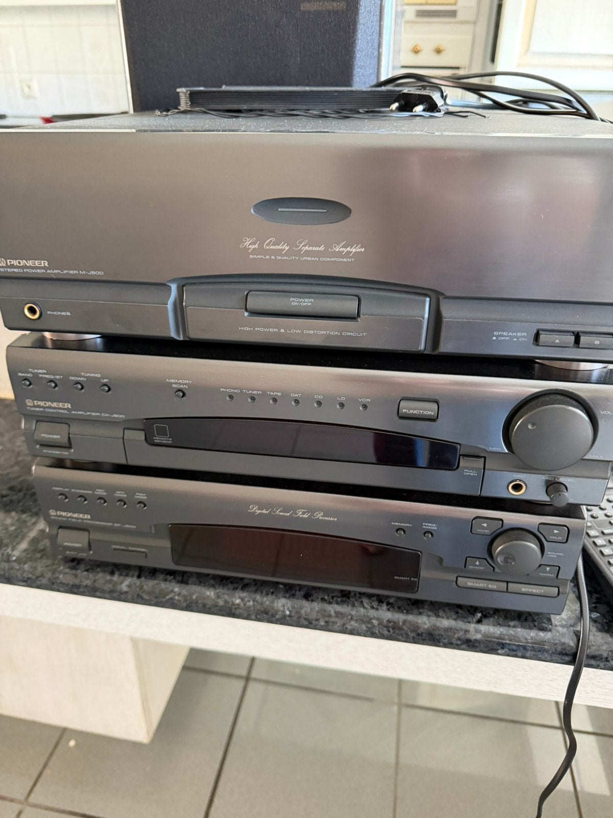 Chaîne Hi-Fi Pioneer Vintage complète Excellent état 300 €, Enlèvement, Comme neuf, Lecteur CD, Pioneer
