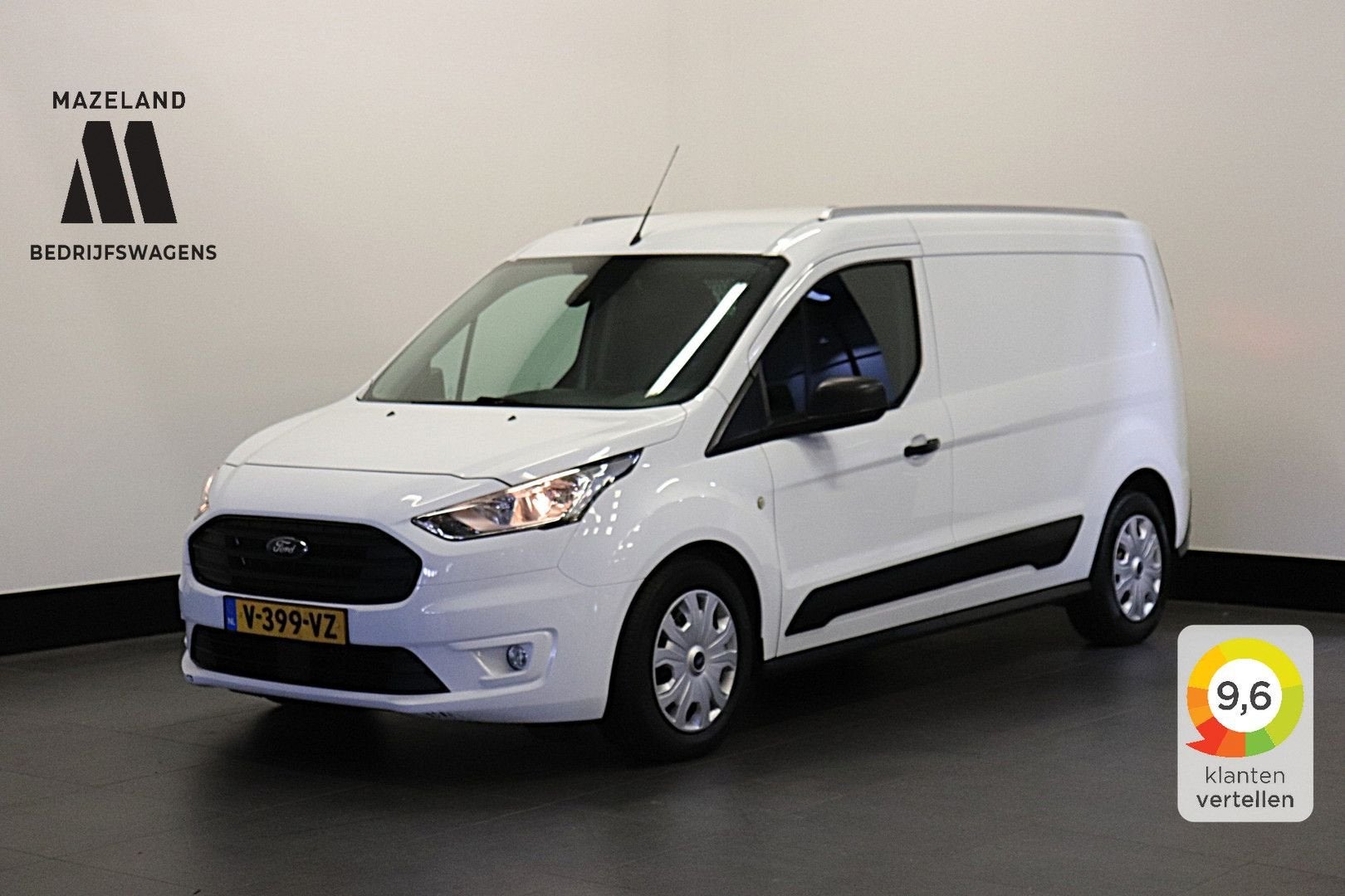 Ford Transit Connect 1.5 EcoBlue L2 Automaat - EURO 6 - Airc, Auto's, Automaat, Wit, 146 g/km, Bedrijf