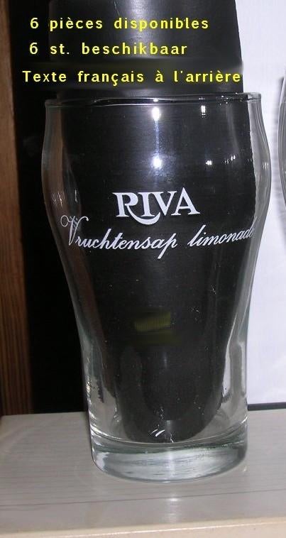 RIVA-limonade, Verzamelen, Biermerken, Ophalen of Verzenden, Zo goed als nieuw, Glas of Glazen