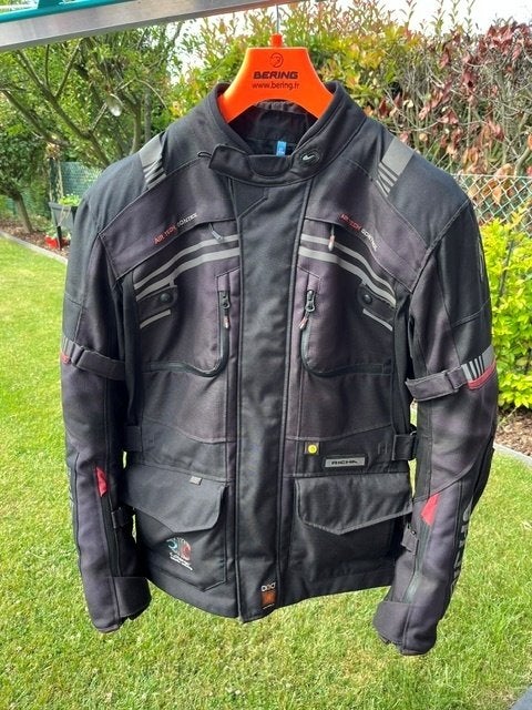 Combinaison de moto Richa Richa Columbus noire, Enlèvement, Hommes, Combinaison, RICHA