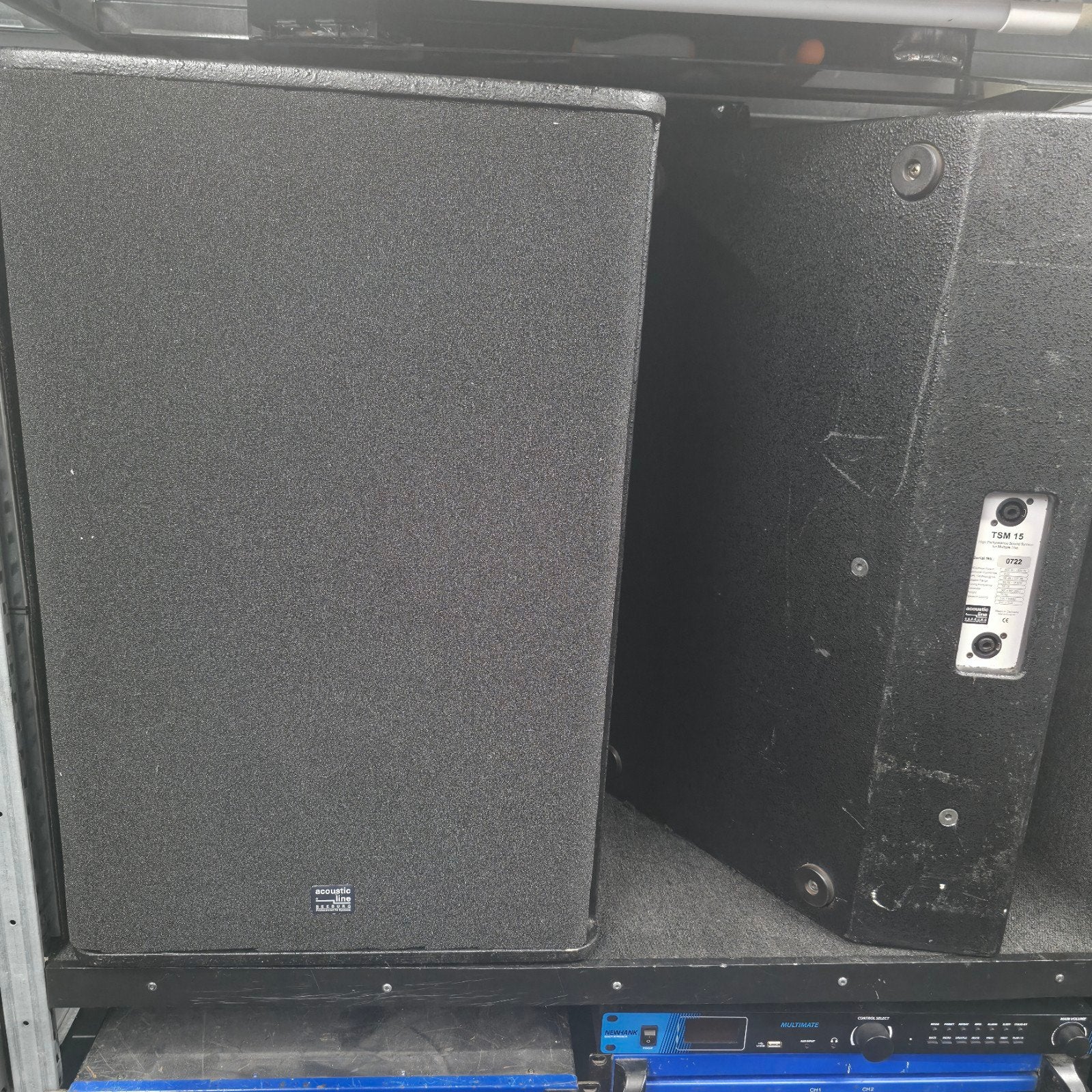 2 haut-parleurs SEEBURG Acoustic Line TSM 15, Enlèvement ou Envoi