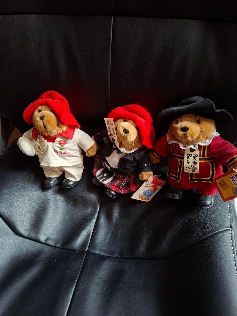 3 Paddington beertjes knuffels, Enfants & Bébés, Overige karakters, Autres marques, Comme neuf, Ours