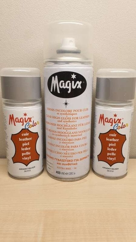 2x Magix color spray Zilver, 1x Magix kleurloos hoogglans, Ophalen