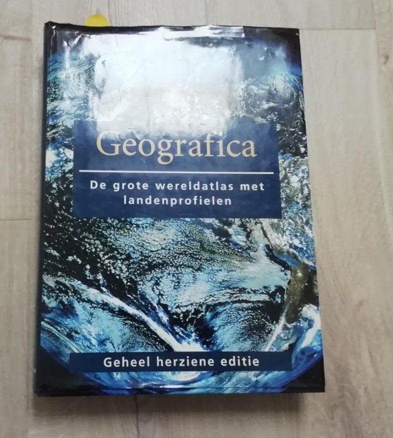 Boek Geografica, Livres, Atlas & Cartes géographiques, Enlèvement ou Envoi, Comme neuf, Monde