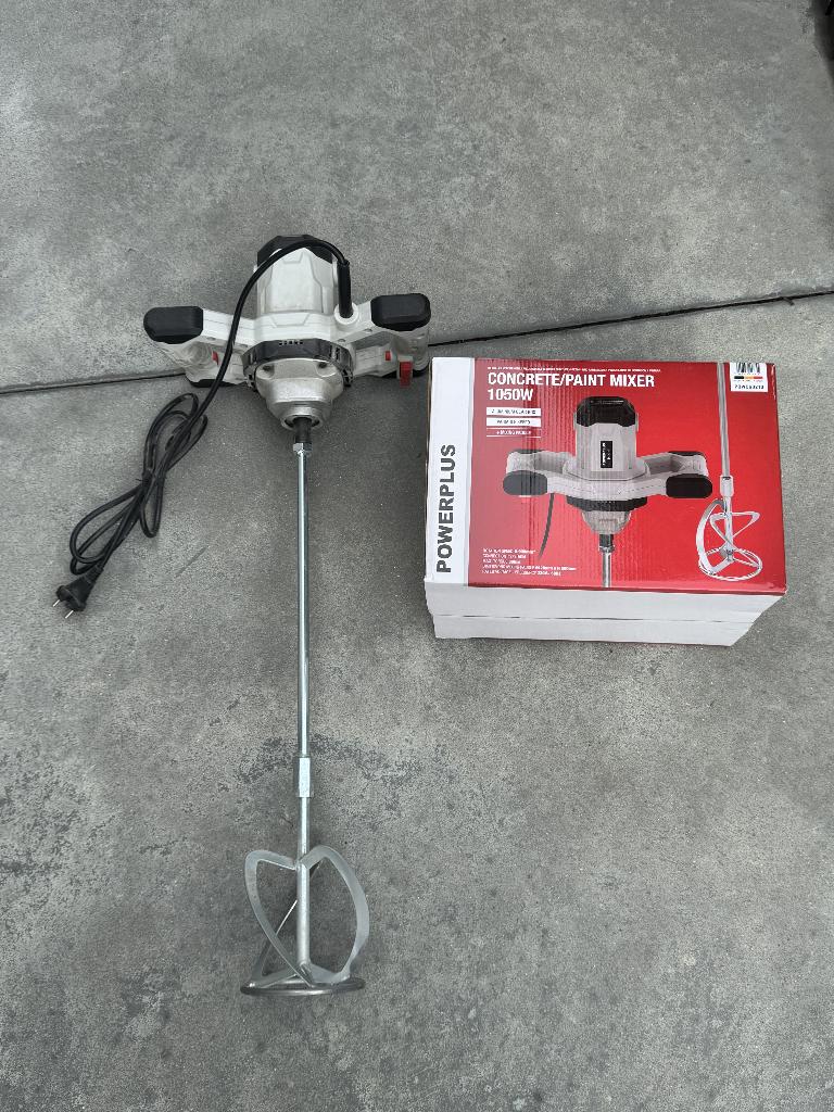 betonmixer / verfmixer Powerplus - C - POWC60210, Ophalen, Zo goed als nieuw